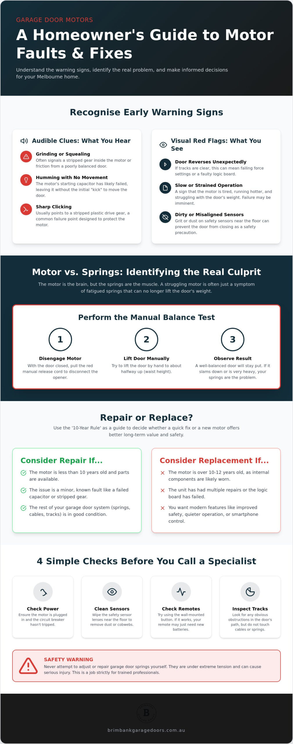 Garage Door Motor Repair Melbourne West: Reliable Local Service (2026)