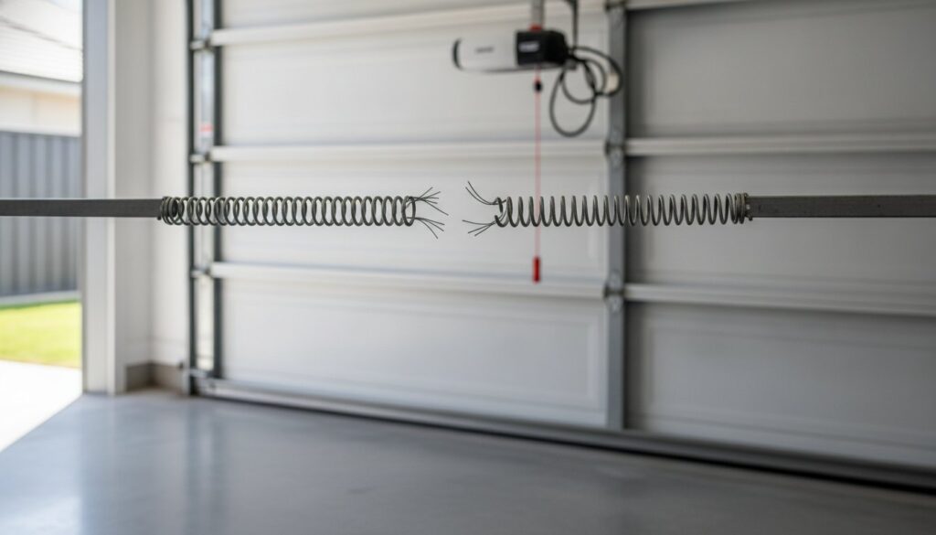 Garage Door Motor Repair Melbourne: Is it the Motor or a Broken Spring?