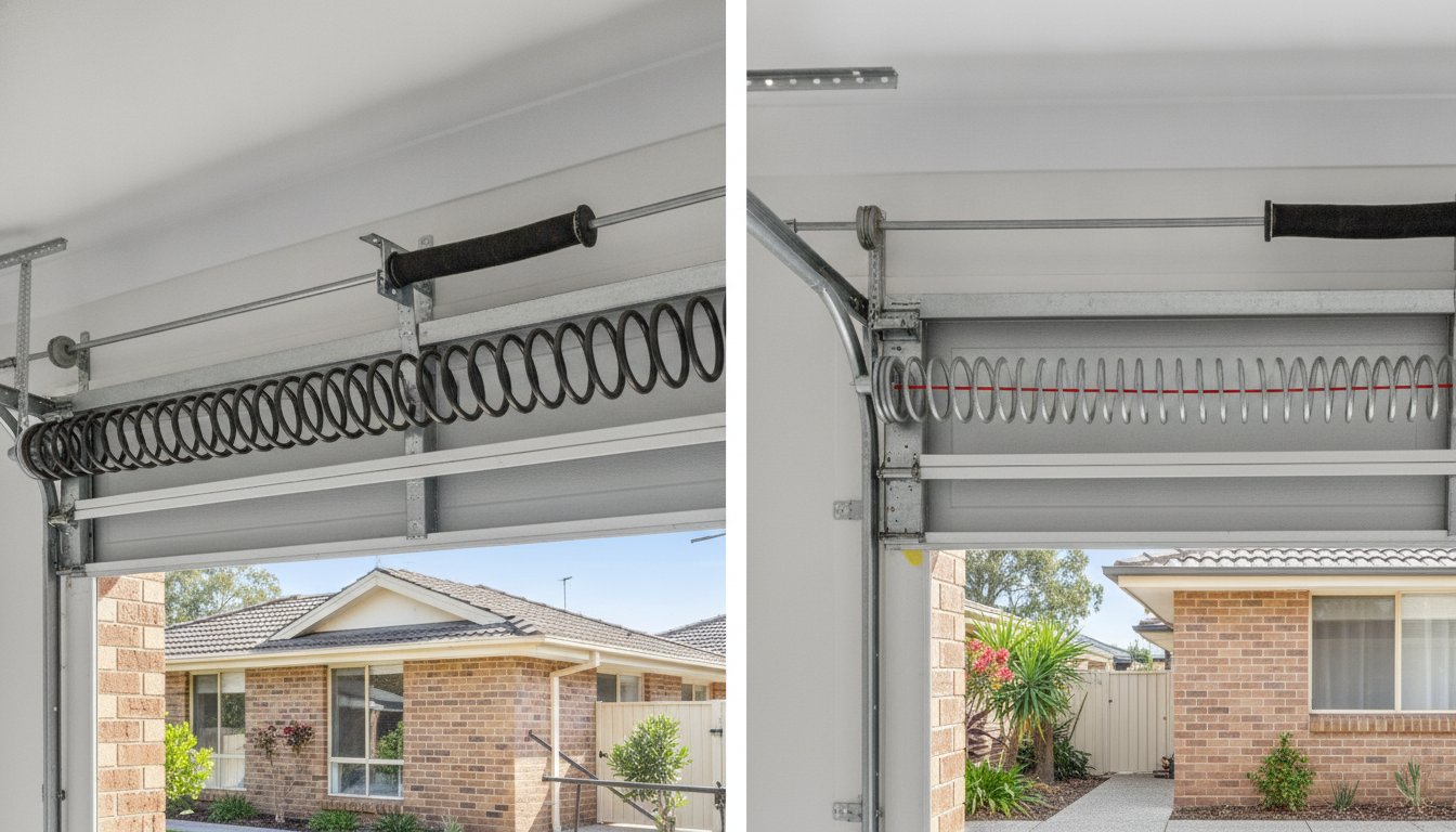 Torsion vs Extension Springs: A Melbourne Homeowner’s 2026 Guide