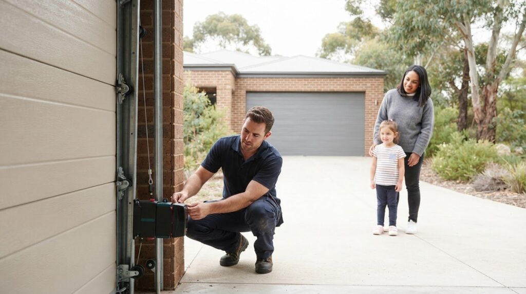 Garage door safety checks for Melbourne families